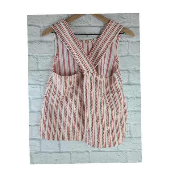 Madewell|NWT Boucle Striped Cross Back Tank Top - Picture 5 of 8